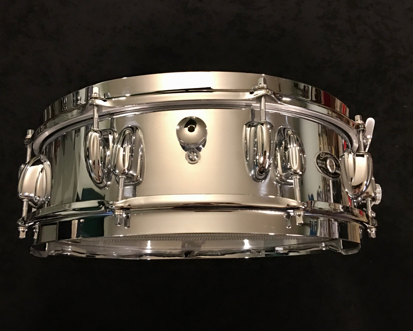 1970 Slingerland Buddy Rich 4X14 Chrome Over Wood 3 ply Snare Drum