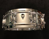 1970 Slingerland Buddy Rich 4X14 Chrome Over Wood 3 ply Snare Drum