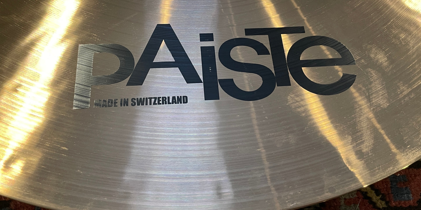 24" Paiste 2K2 Prototype Ride Cymbal 2002 3368g *Video Demo*