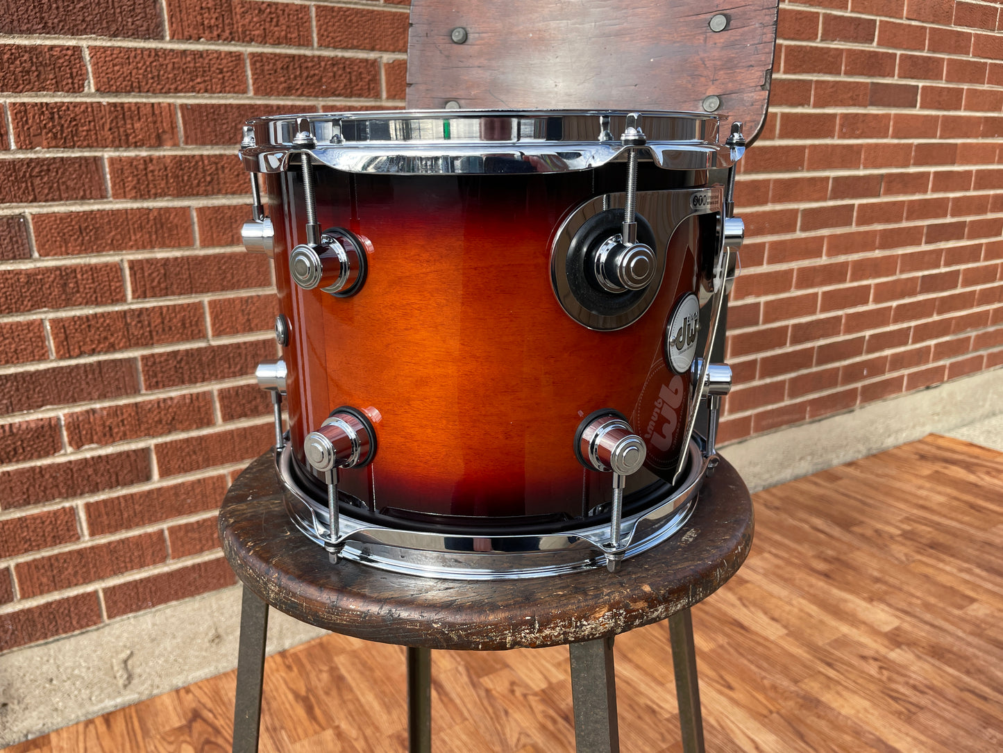 DW Design Series 8x10 Tom Drum Tobacco Burst Drum Workshop