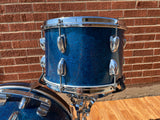 1956-59 Slingerland 2-N Jobbing Outfit Drum Set Blue Sparkle 20/12