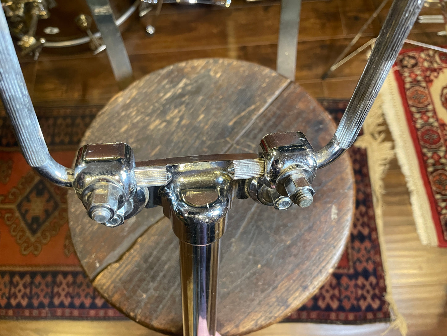 1970s Ludwig No. 781-2 Short Double Tom Post Holder Hollywood Big Beat