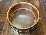 1920s Ludwig & Ludwig 5x14 Professional Model Solid Shell Mahogany Snare Drum