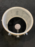 1970s Ludwig 8x12 Tom Drum Silver Sparkle