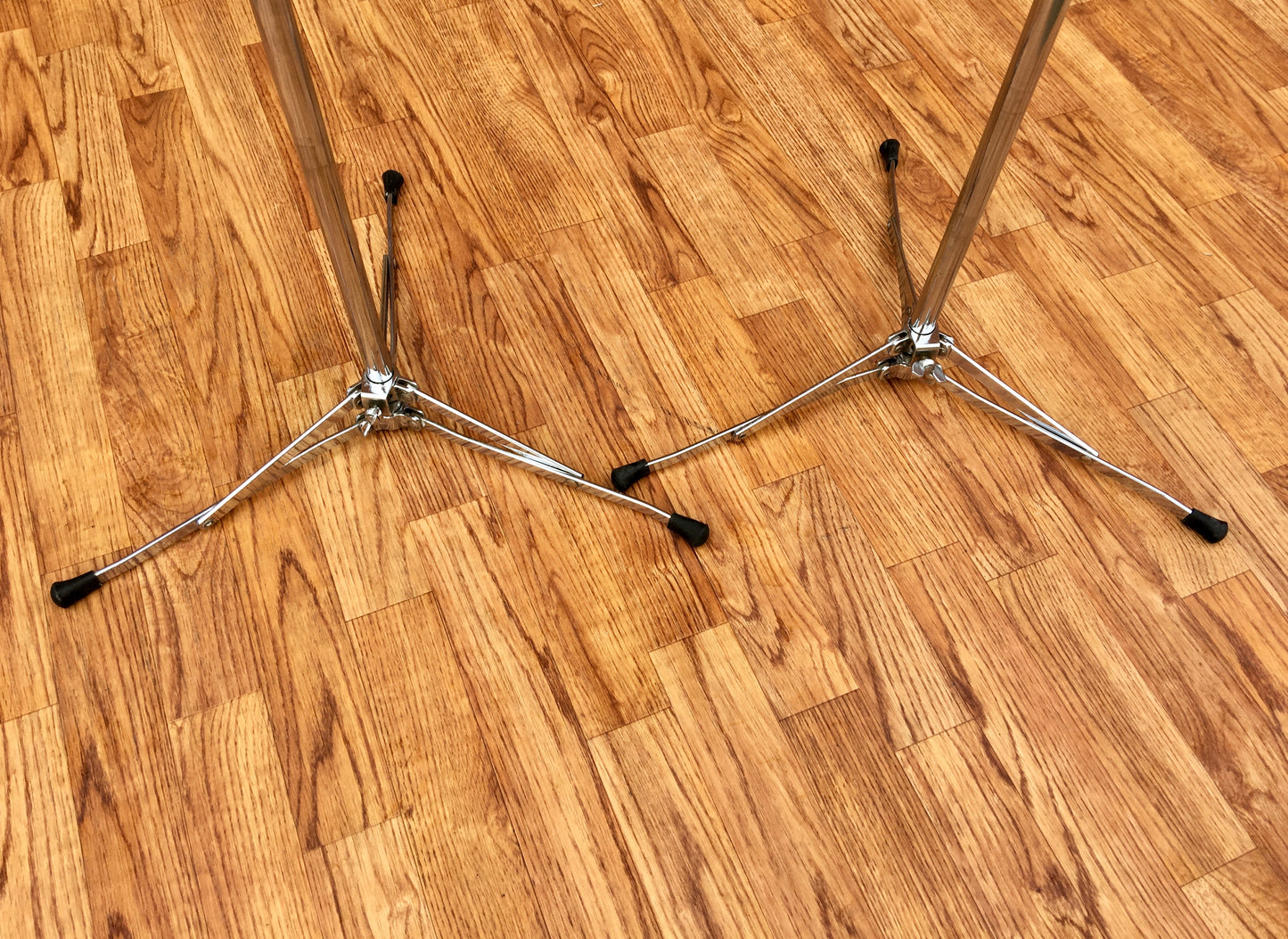 1960s Ludwig 1400 Flat Base Straight Cymbal Stand Pair (2 pcs.)