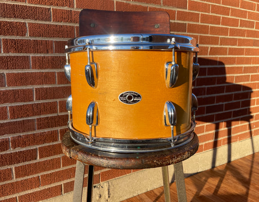 1970s Slingerland 8x12 Tom Drum Single Natural