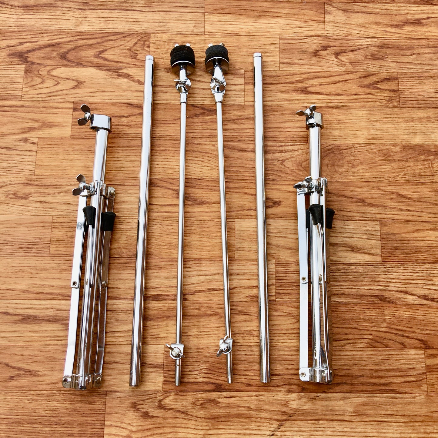 1960s Ludwig 1400 Straight Flat Base Cymbal Stand Pair (2pcs)