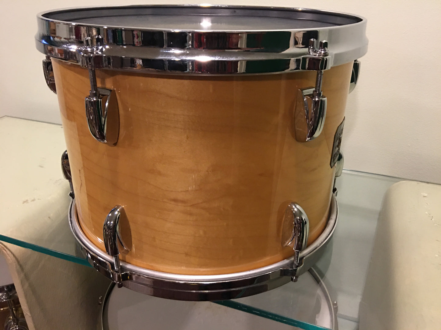 1980s Gretsch 9x13 Virgin Tom Drum Natural Maple