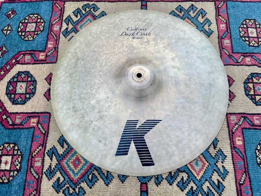 18" K Zildjian Custom Dark Crash K0953 1378g *Video Demo*