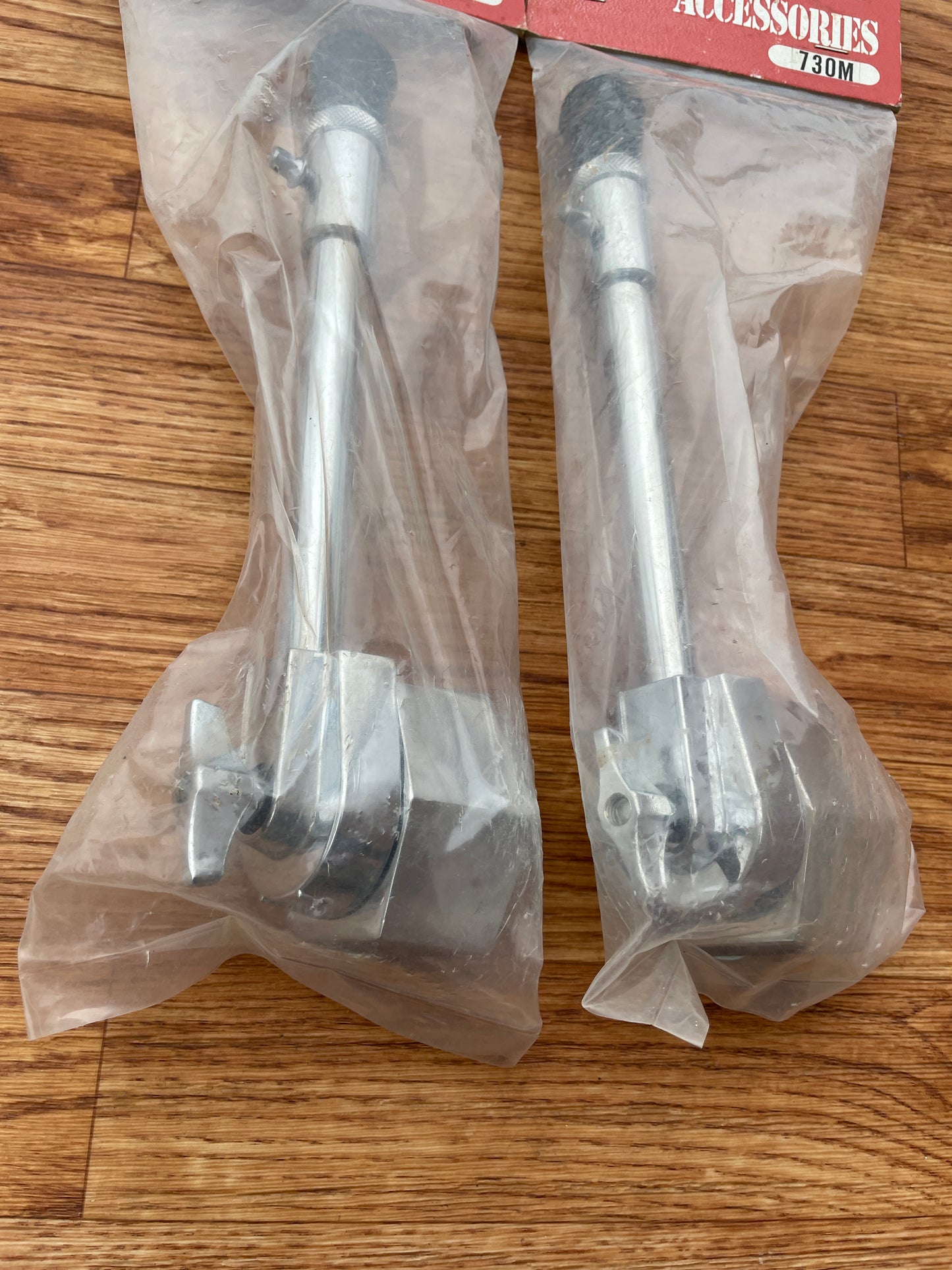 N.O.S. 1980s Pearl 730M Convertible Bass Drum Spurs Pair (x2)