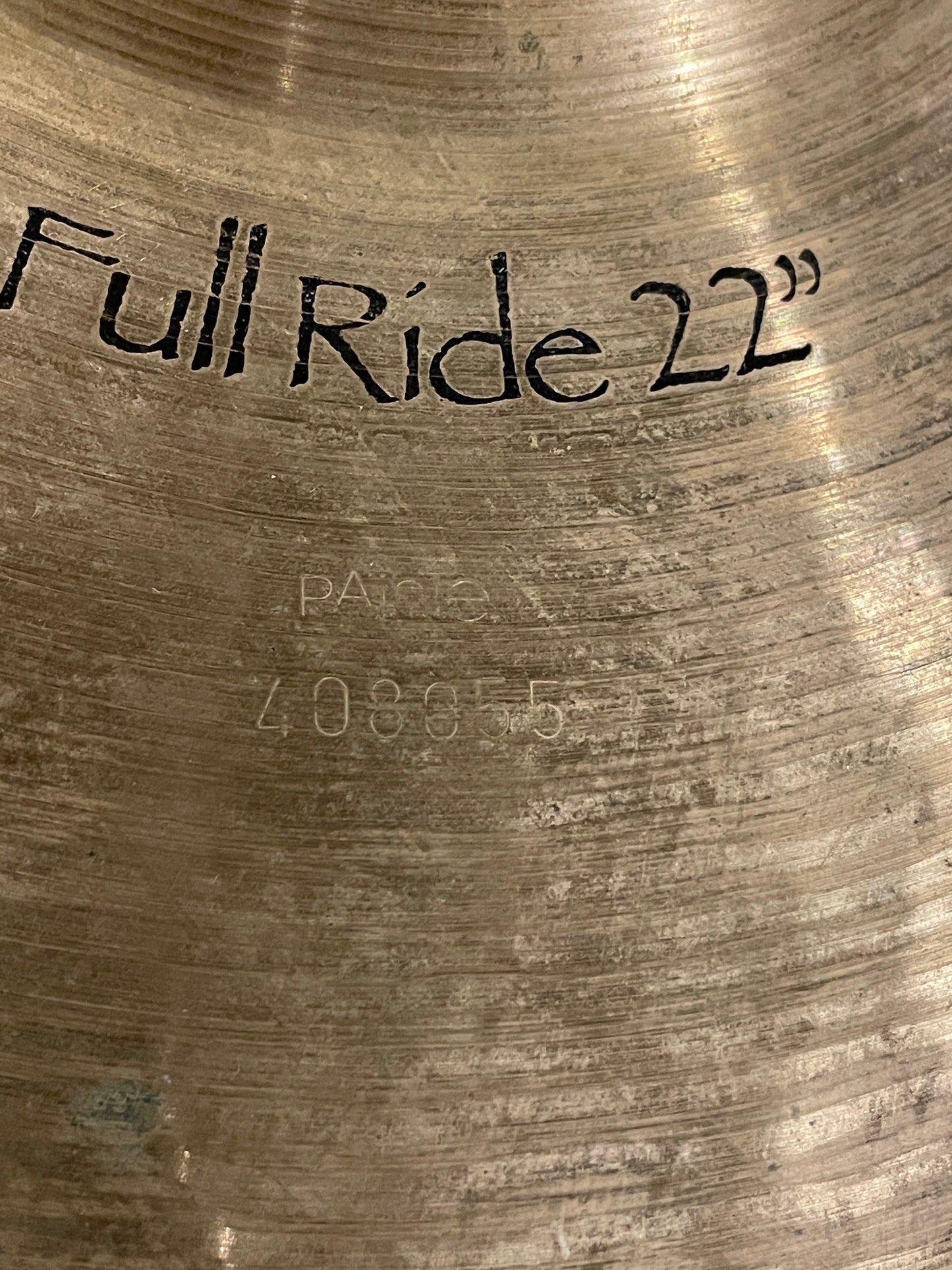 22" Paiste Signature Full Ride Cymbal 3252g