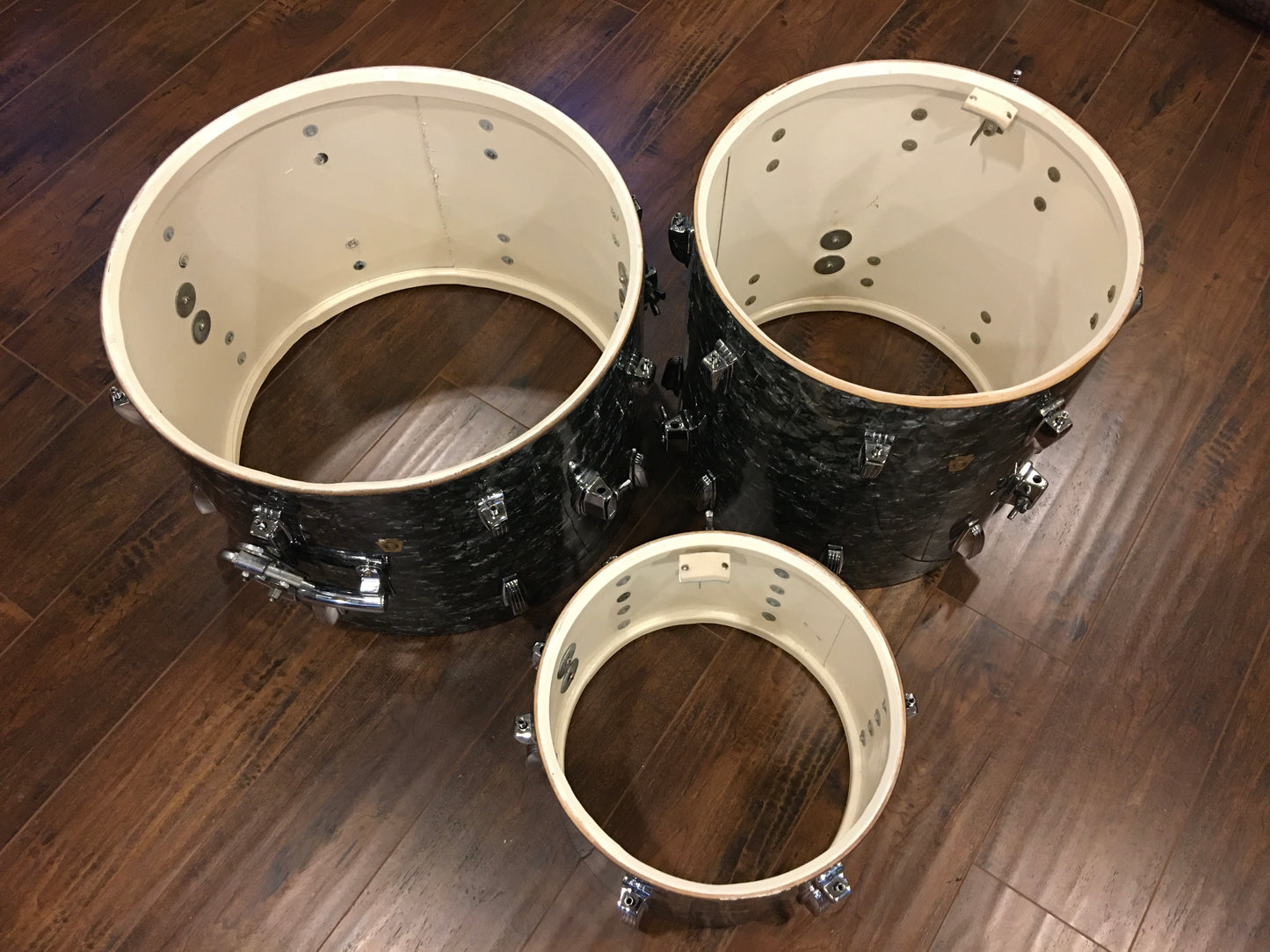 1966 Ludwig Classic Drum Set Black Diamond Pearl 20/13/16