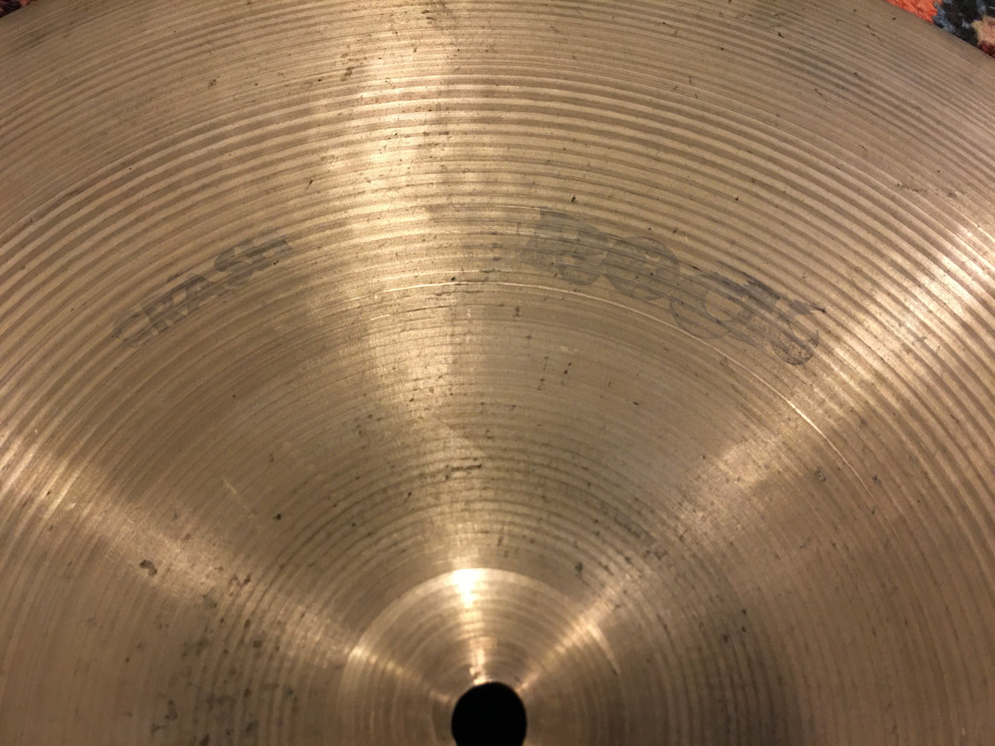 19" Zildjian A 1970s Crash / Ride Cymbal w/ Rivets 1904g #635