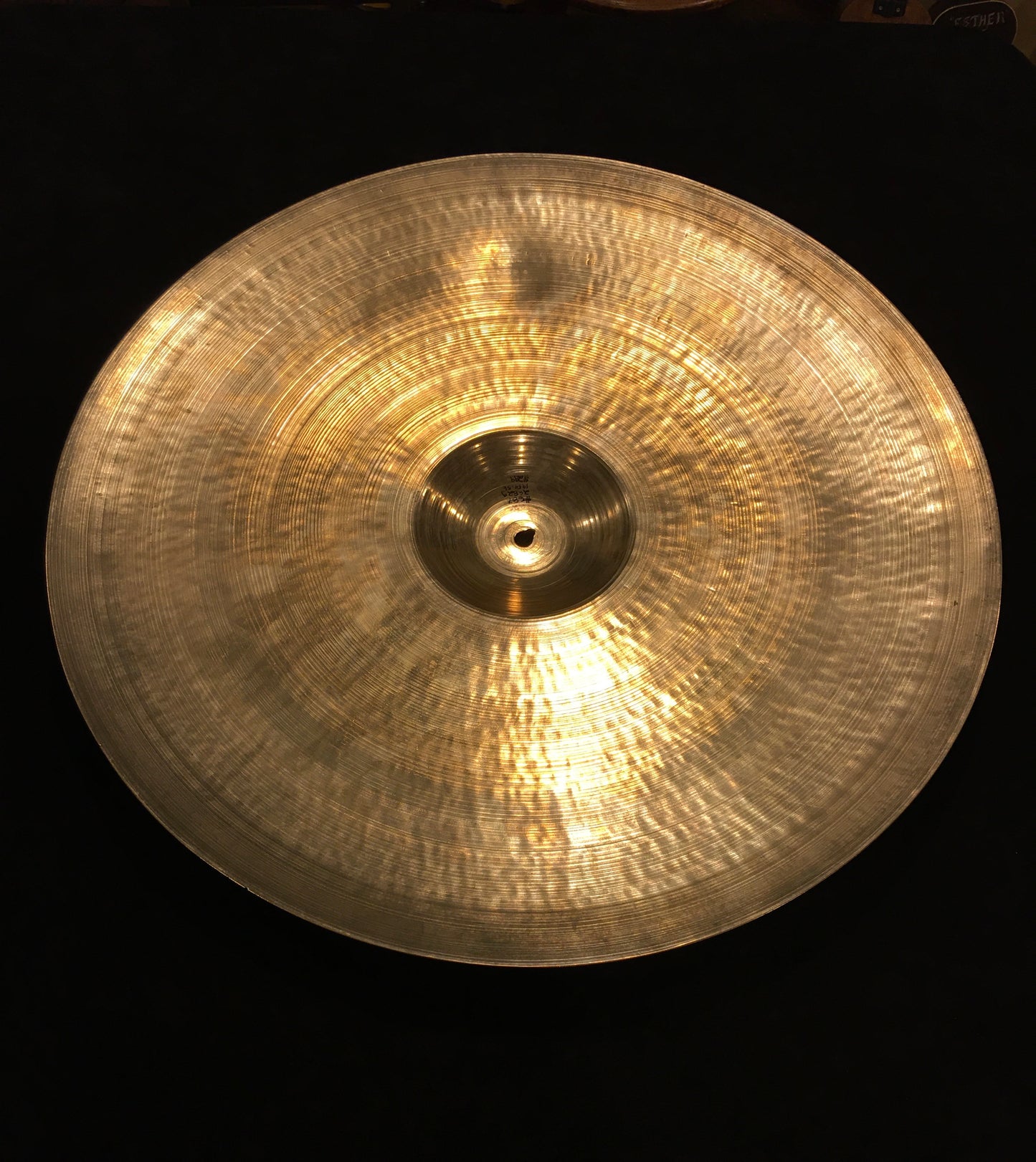 22" Zildjian A 1950s Large Block Stamp Ride Cymbal 2682g #687 *Video Demo*