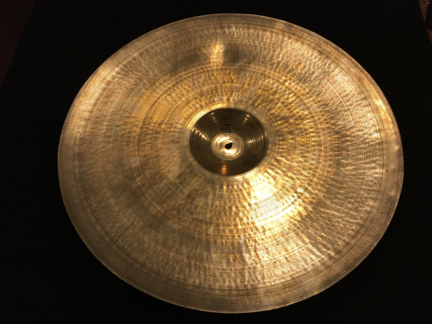 22" Zildjian A 1950s Large Block Stamp Ride Cymbal 2682g #687 *Video Demo*