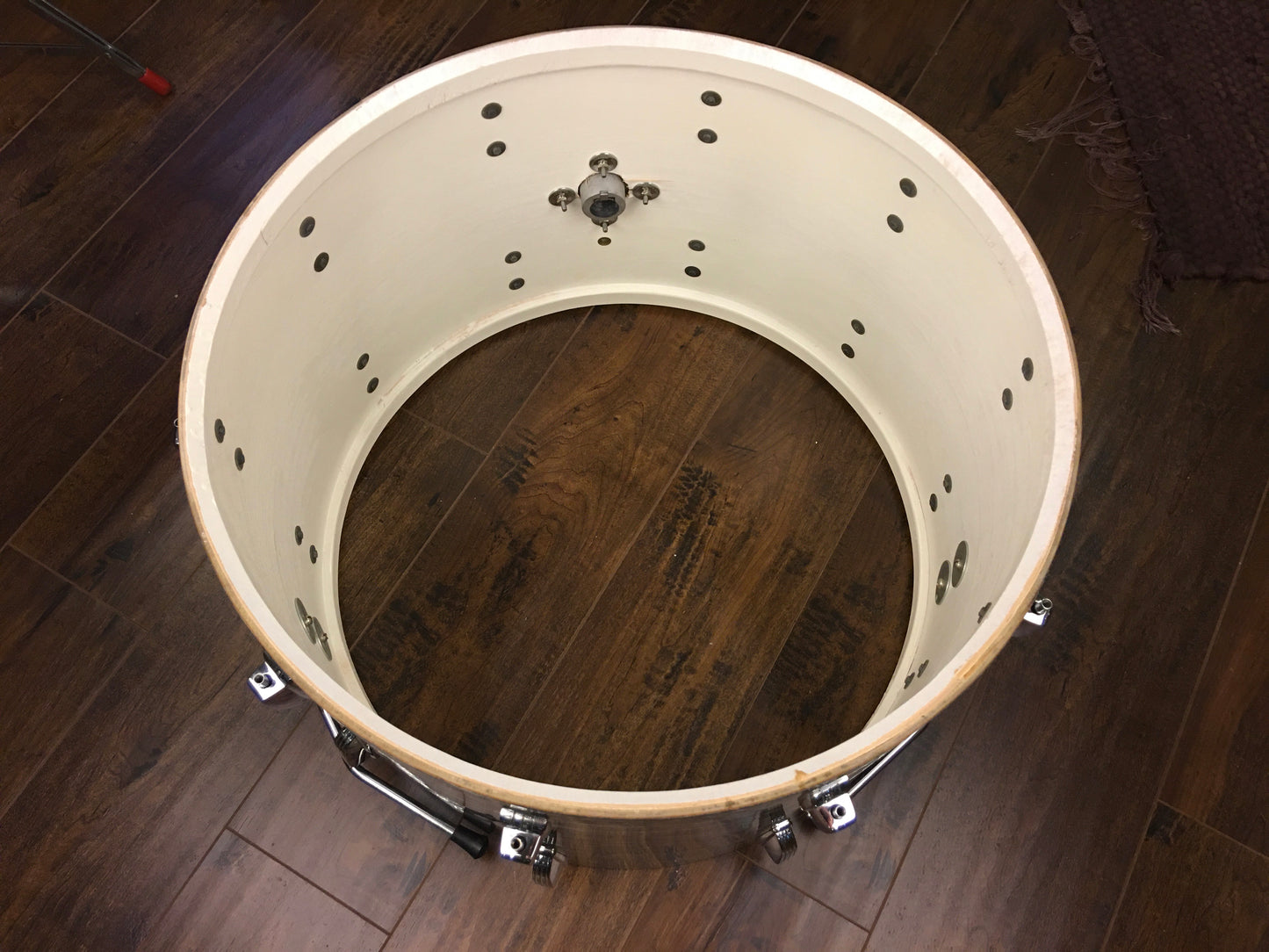 1967 Ludwig 14x22 Oyster Black Pearl Hollywood Bass Drum