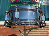 1960s Rogers 5x14 Powertone Snare Drum Chrome Over Brass Dayton COB