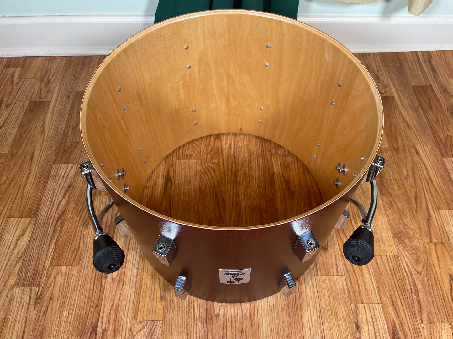 Vintage Sonor Phonic 18x14 Bass Drum Red Mahogany