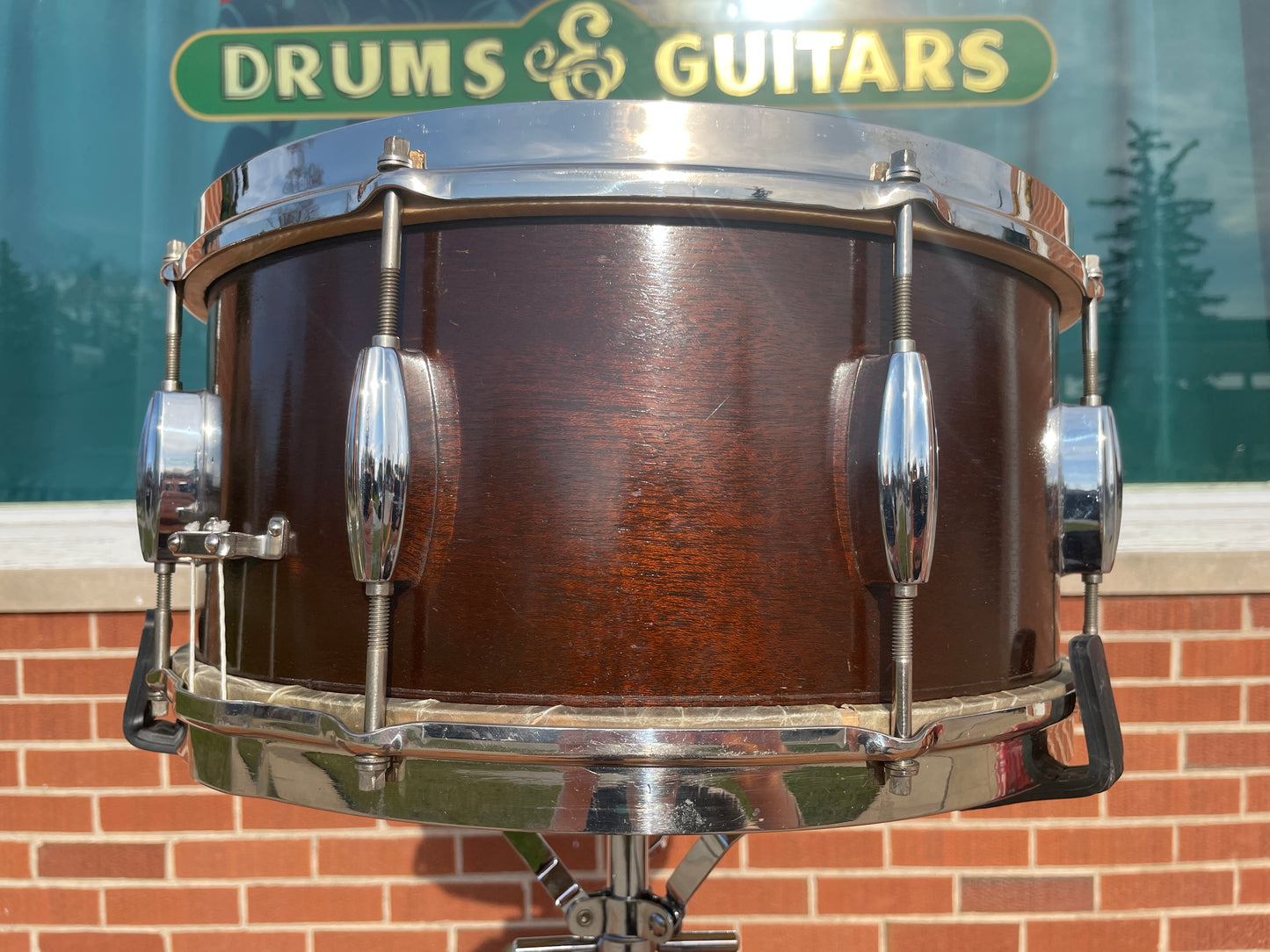 1930s-1940s Slingerland 6.5x14 Radio King Snare Drum 3-Ply