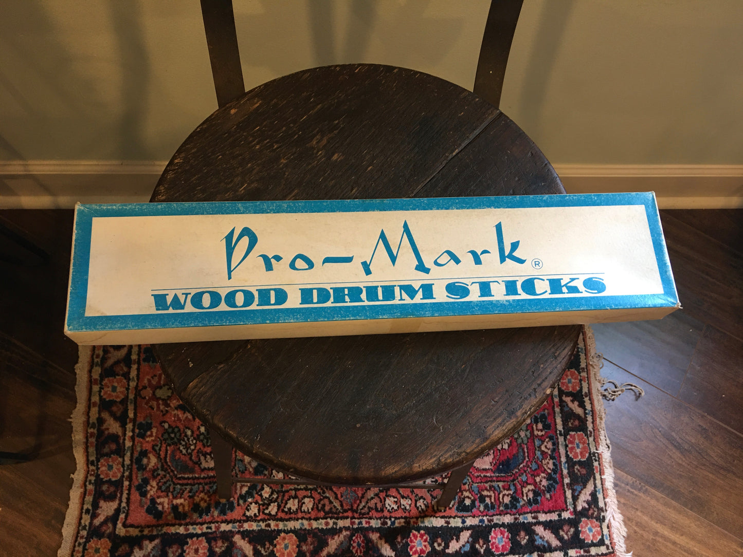 1960s NOS Pro-Mark Model JH Drumsticks Wood Tip 6 Pairs w/ Box Made In Japan