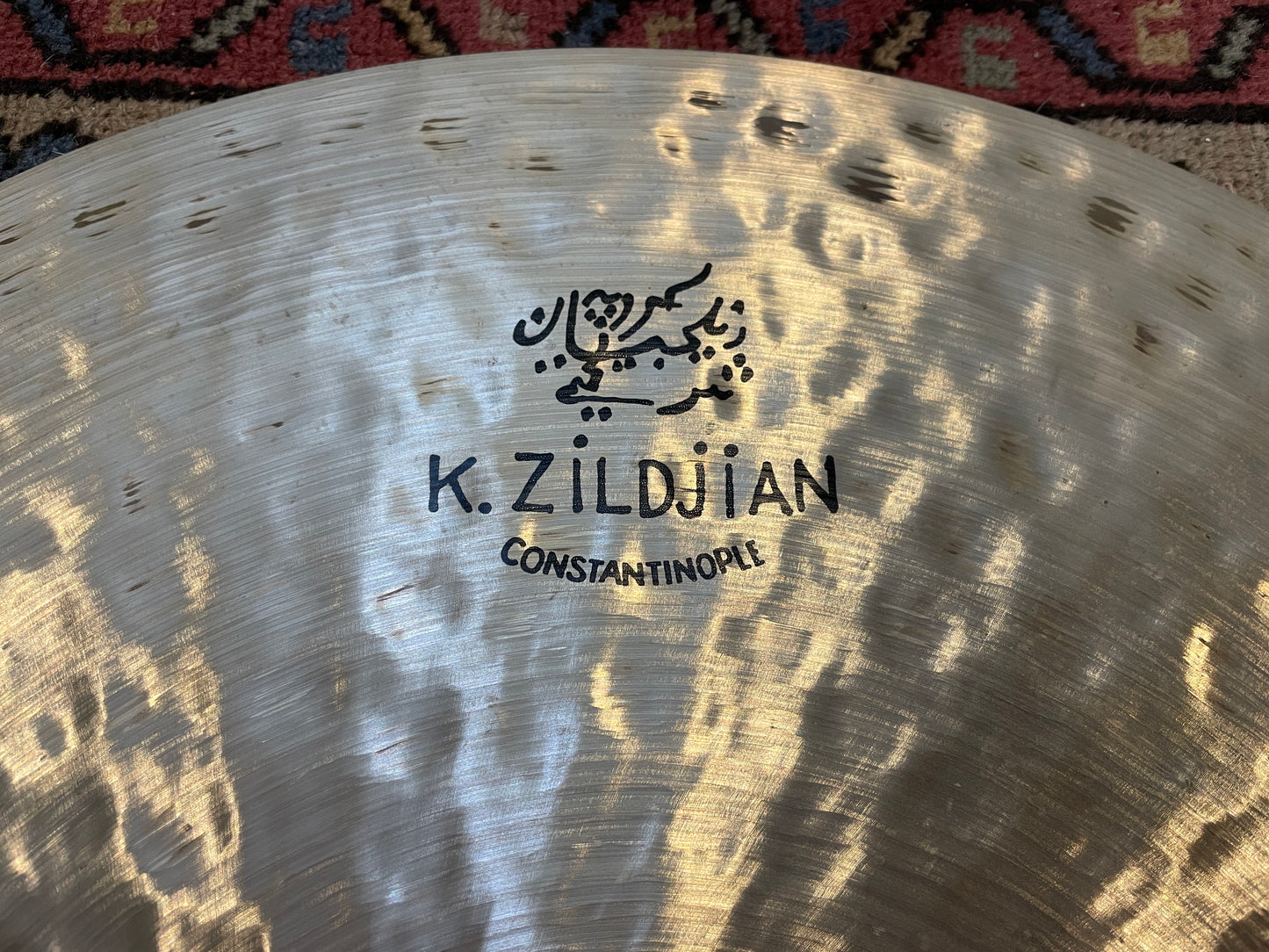 22" K Zildjian Constantinople K1119 Medium Thin Low Ride Cymbal 2464g #757