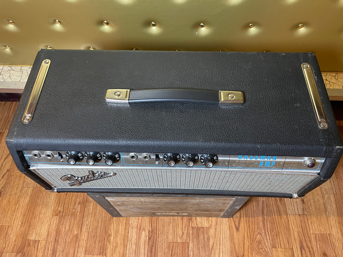 1968 Fender Silverface Bassman Amplifier Head AB165