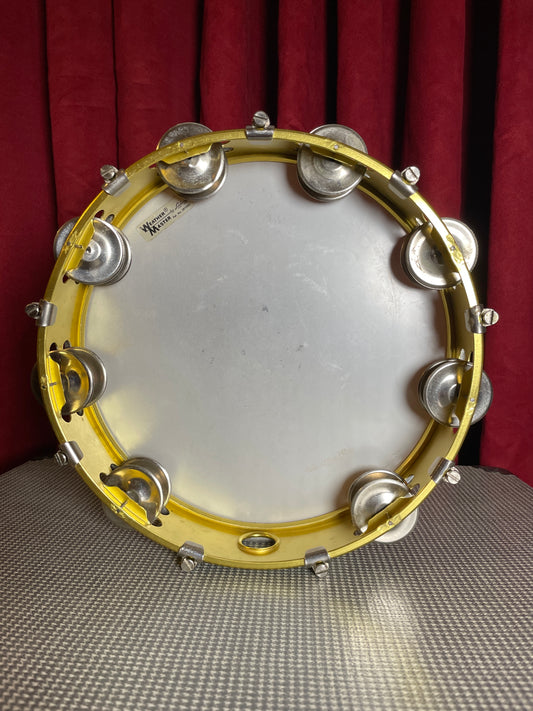 1960s Ludwig 10" Brass Double Row Tambourine