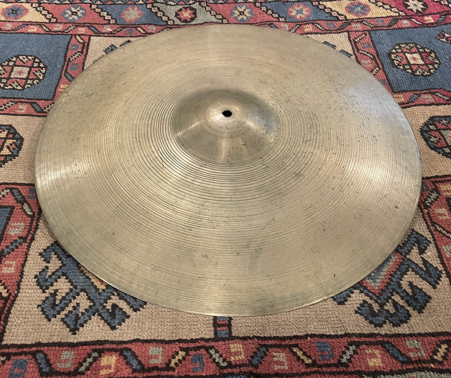 19" Zildjian A 1940s/1950s Trans Stamp Ride Cymbal 1954g #876 *Video Demo*