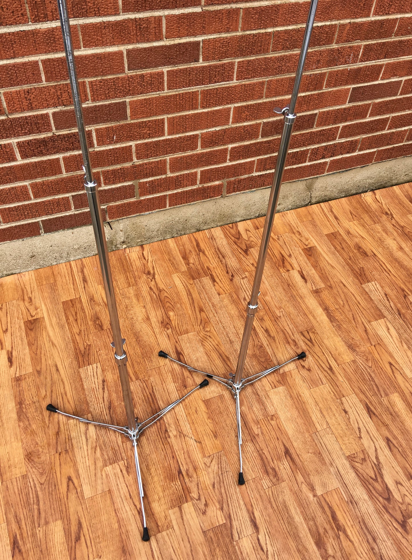 1960s Ludwig 1400 Flat Base Straight Cymbal Stand Pair (2 pcs.)