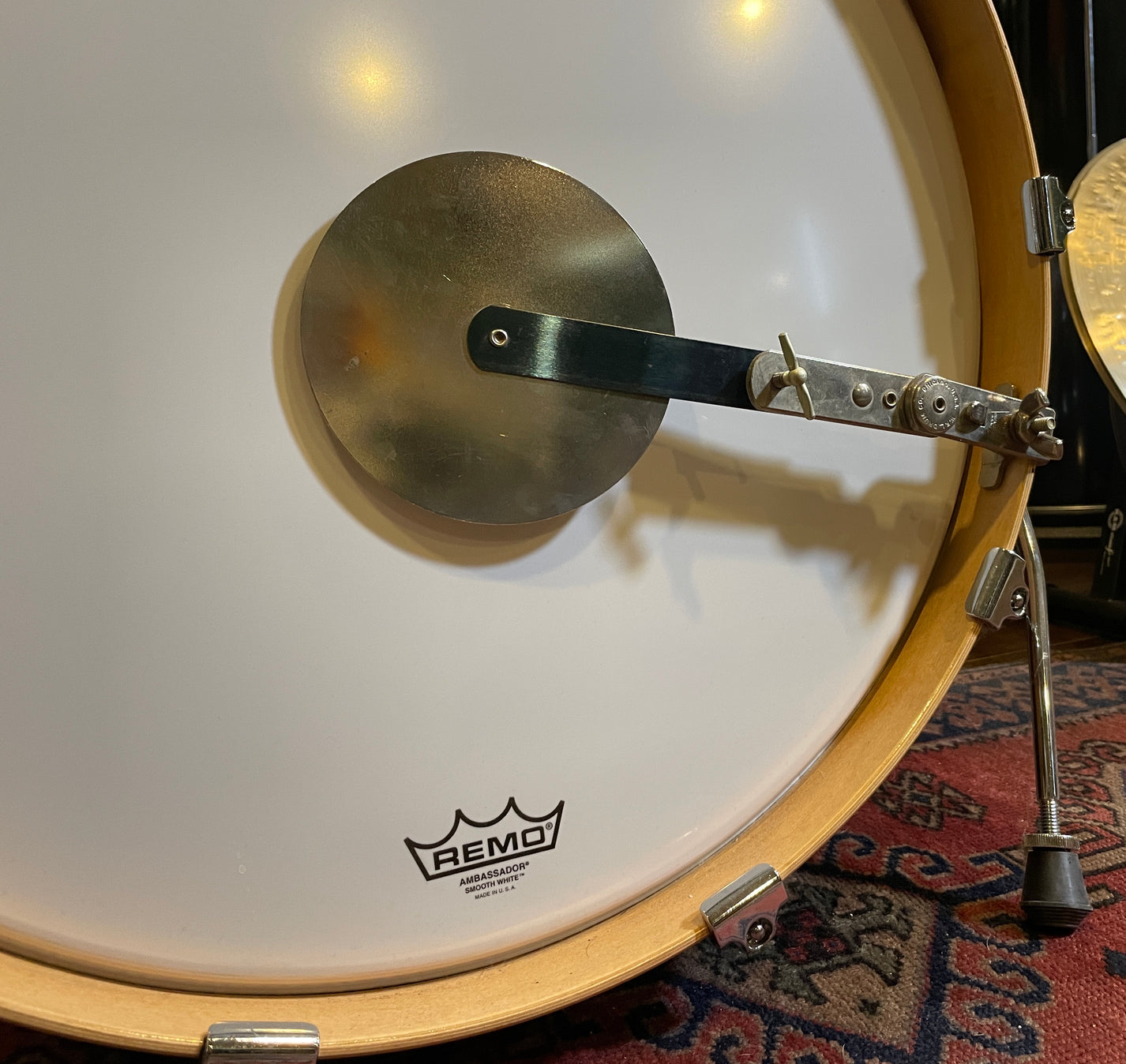 Vintage W.F.L. Felt External Bass Drum Muffler WFL Drugan's Drums