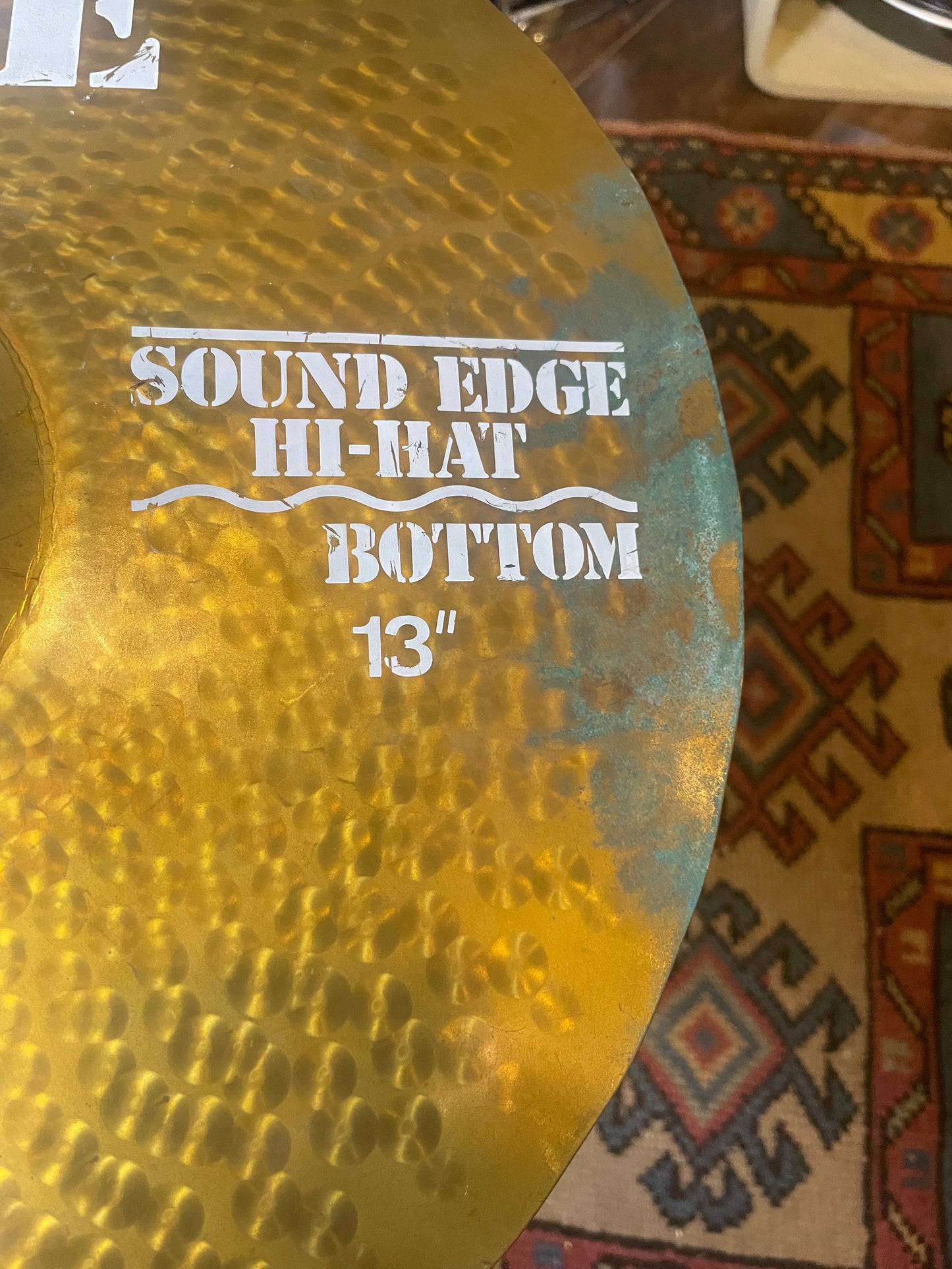 13" Paiste Rude Sound Edge Bottom Hi-Hat Cymbal 952g