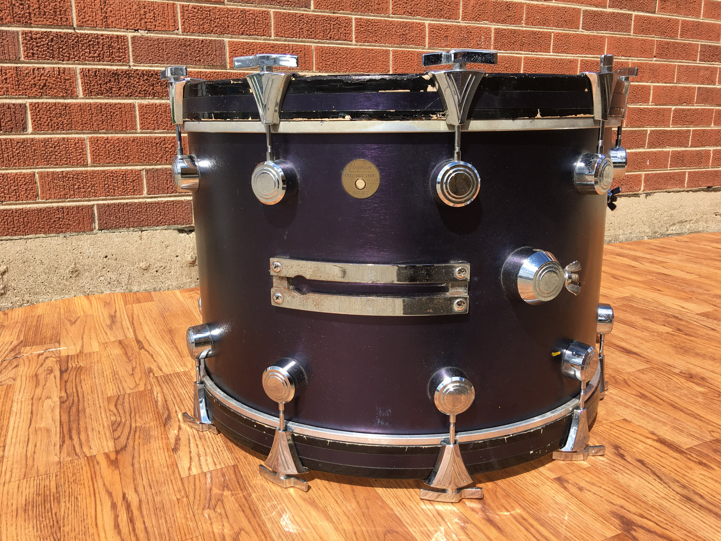 1969 Hayman 14x22 Bass Drum Midnight Blue