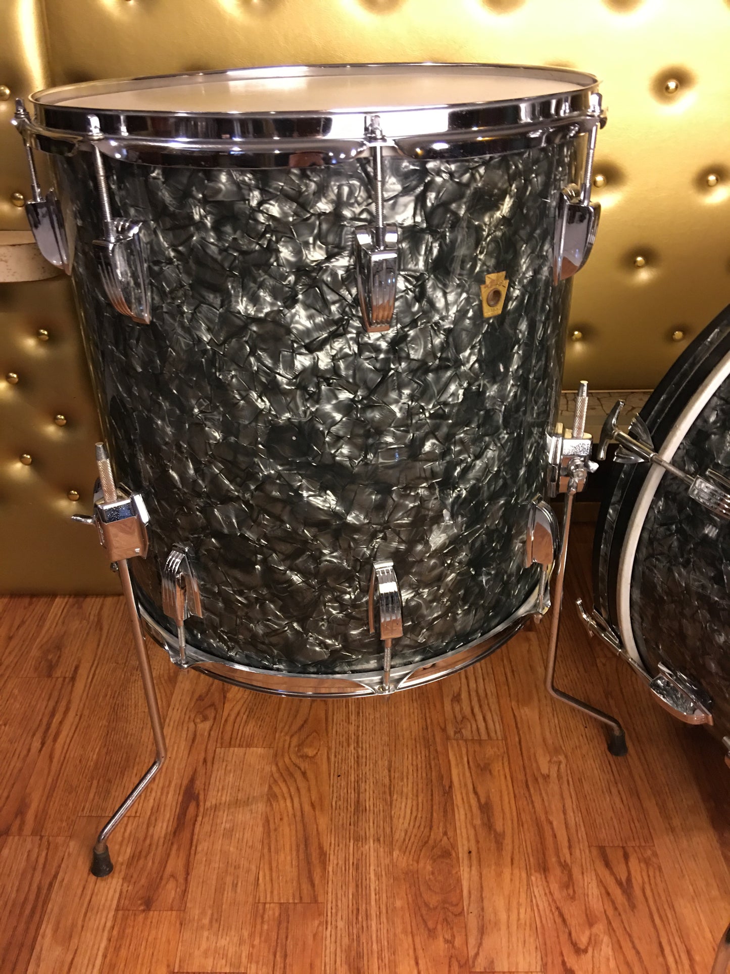 1966 Ludwig Classic Drum Set Black Diamond Pearl 20/13/16