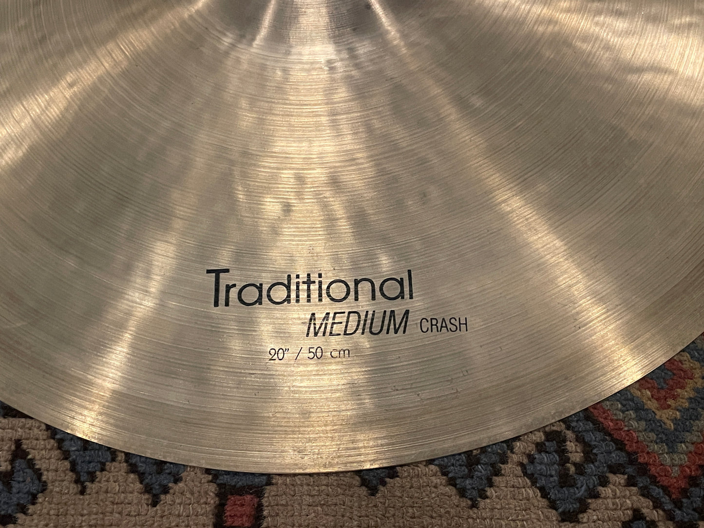20" Istanbul Agop Traditional Medium Crash Cymbal 1770g *Video Demo*