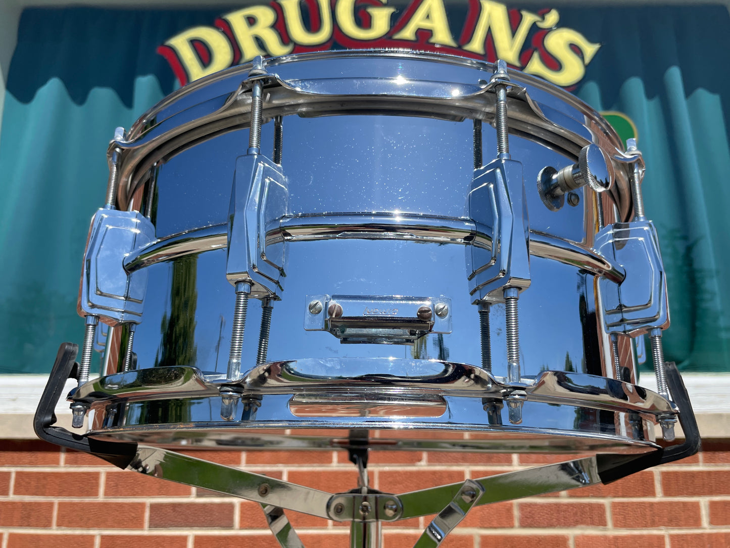 1970s-1980s Ludwig 6.5x14 LM402 Supraphonic Snare Drum
