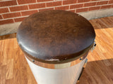 Rogers Swivo-Era Canister Throne New England White Script Logo