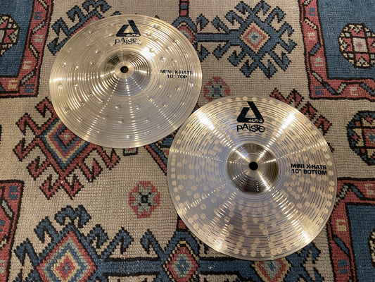 10" Paiste Alpha Mini X-Hats Hi-Hat Cymbal Pair 440g/664g
