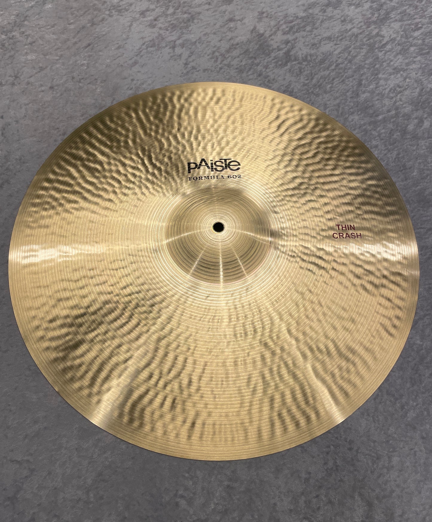 20" Paiste Formula 602 Thin Crash Cymbal 1893g