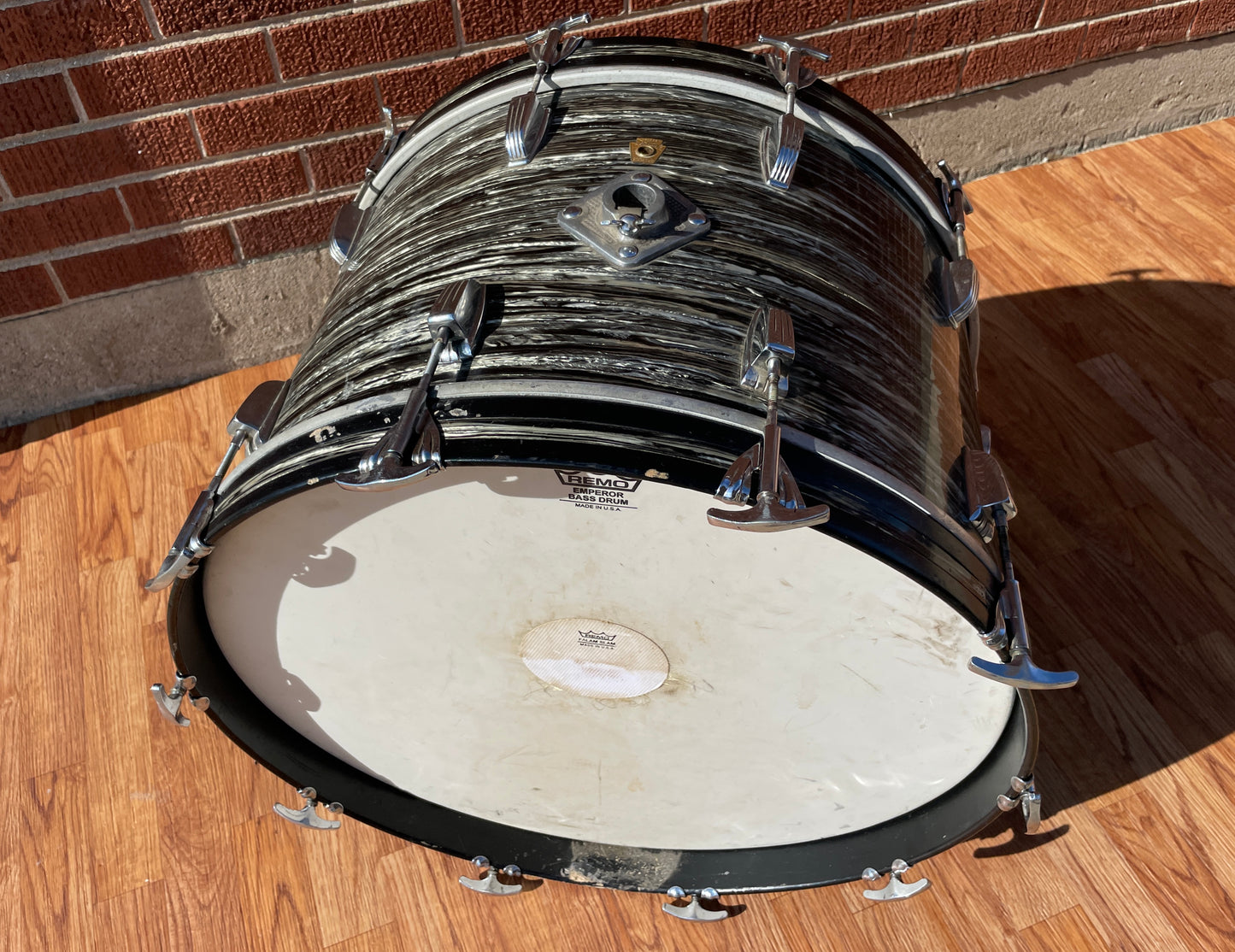 Ludwig 14x22 Hollywood Bass Drum Oyster Black Pearl