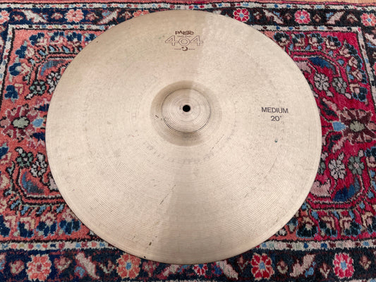 20" Paiste 404 Brown Label Medium Ride Cymbal 1842g