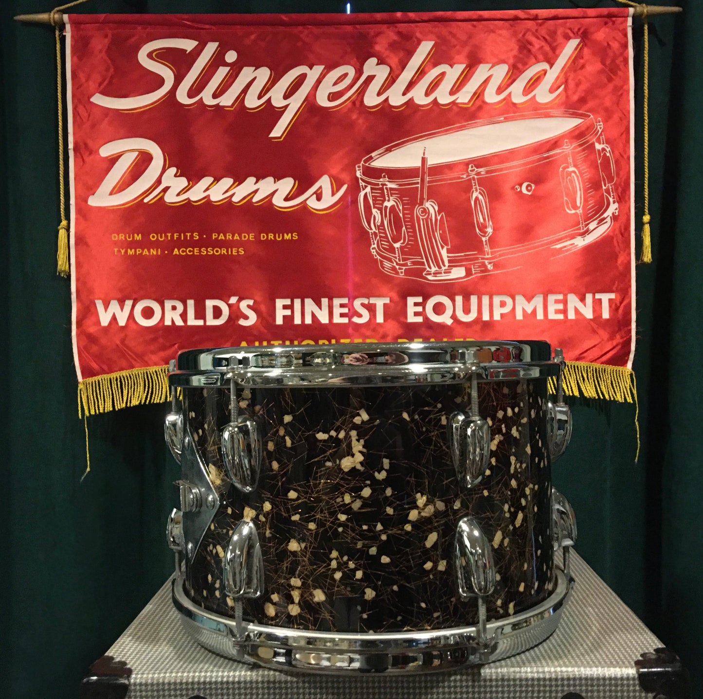 1965 Slingerland 8x12 Capri Pearl Tom Drum #1