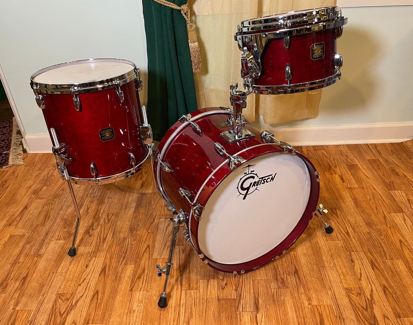 Gretsch USA Custom Bop Drum Set Rosewood Gloss 18/12/14