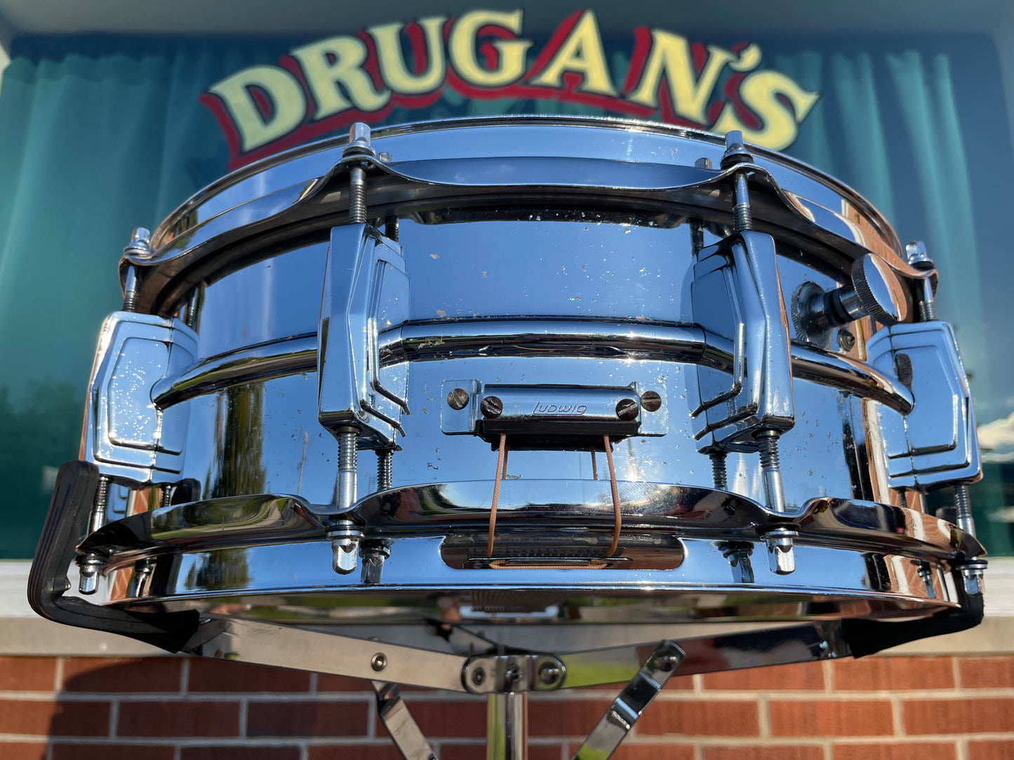 1970s Ludwig LM400 5x14 Supraphonic Snare Drum