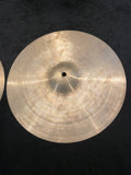 14" Vintage Pre-UFIP Made in Italy Hi-Hat Cymbal Pair 630g/818g #716