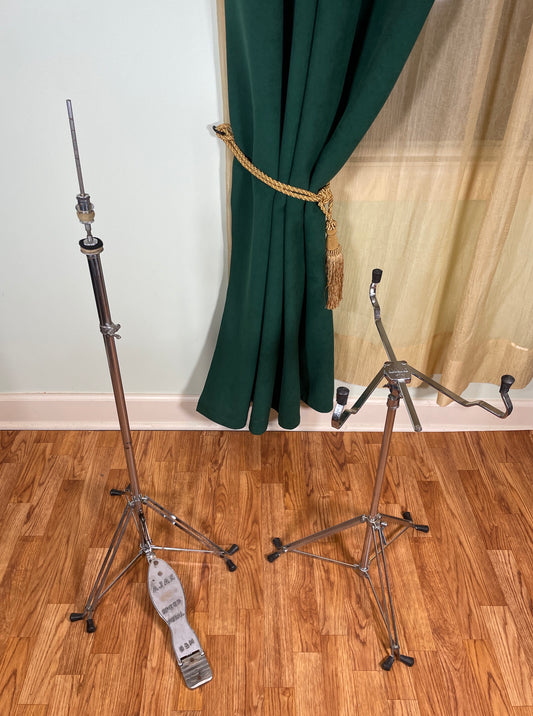 Rare 1950s Ajax Hi-Hat Stand & Snare Drum Stand