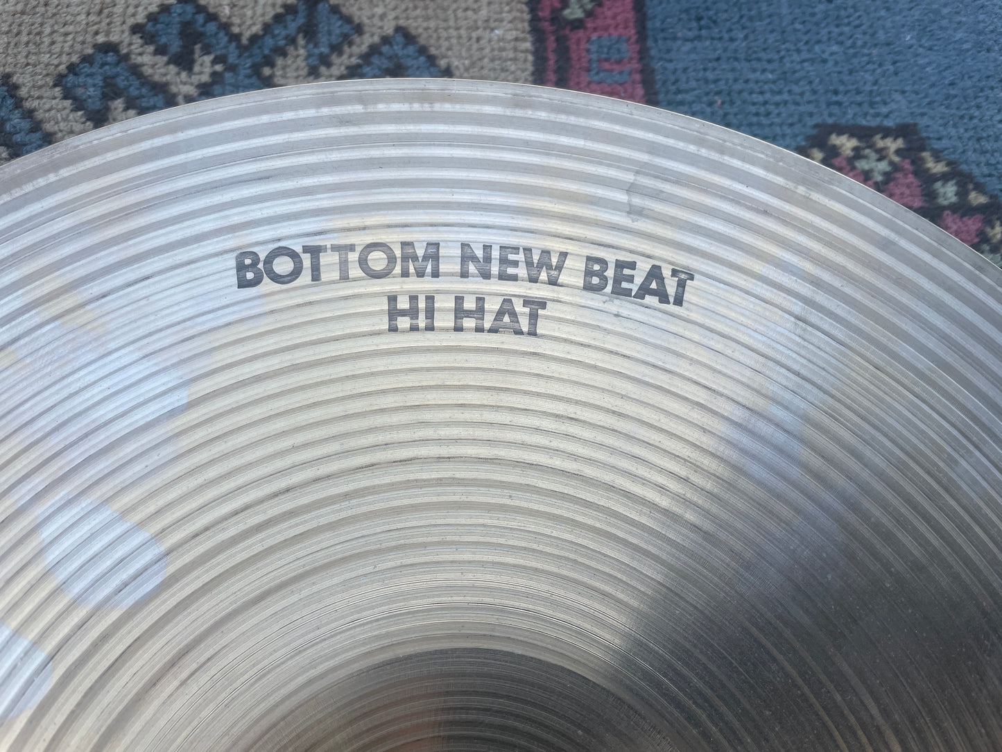 1970s Zildjian A New Beat Hi-Hat Pair 1094g/1424g #830