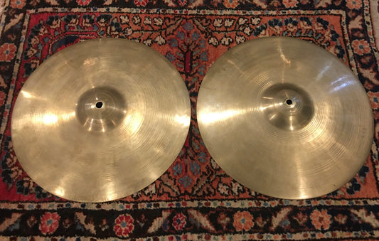 14" Zildjian A 1950s Hi-Hat Cymbals - Light and Amazing - 688/692g #613