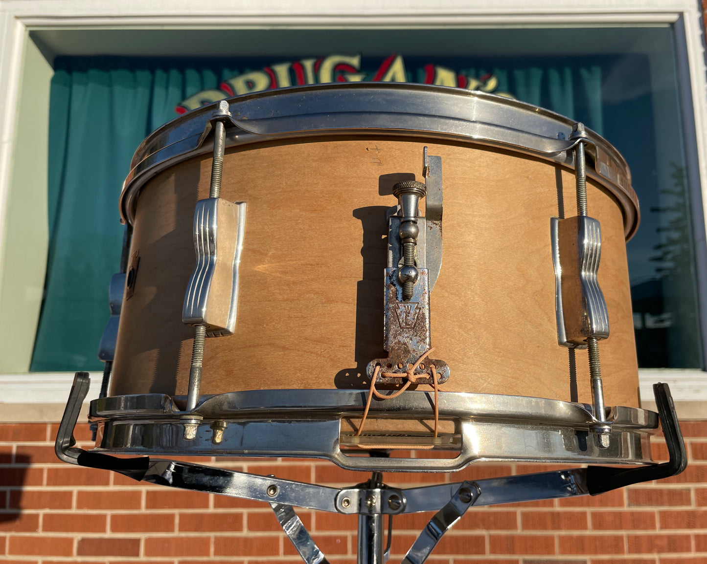 1949-56 WFL No. 490 6.5x14 Supreme Concert Snare Drum