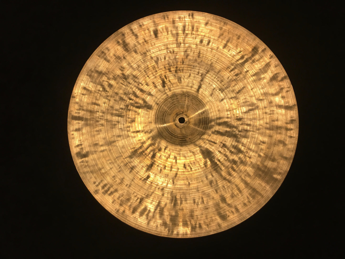 15" 1960s K Zildjian Istanbul New Stamp Hi-Hat / Crash Cymbal 878g #631