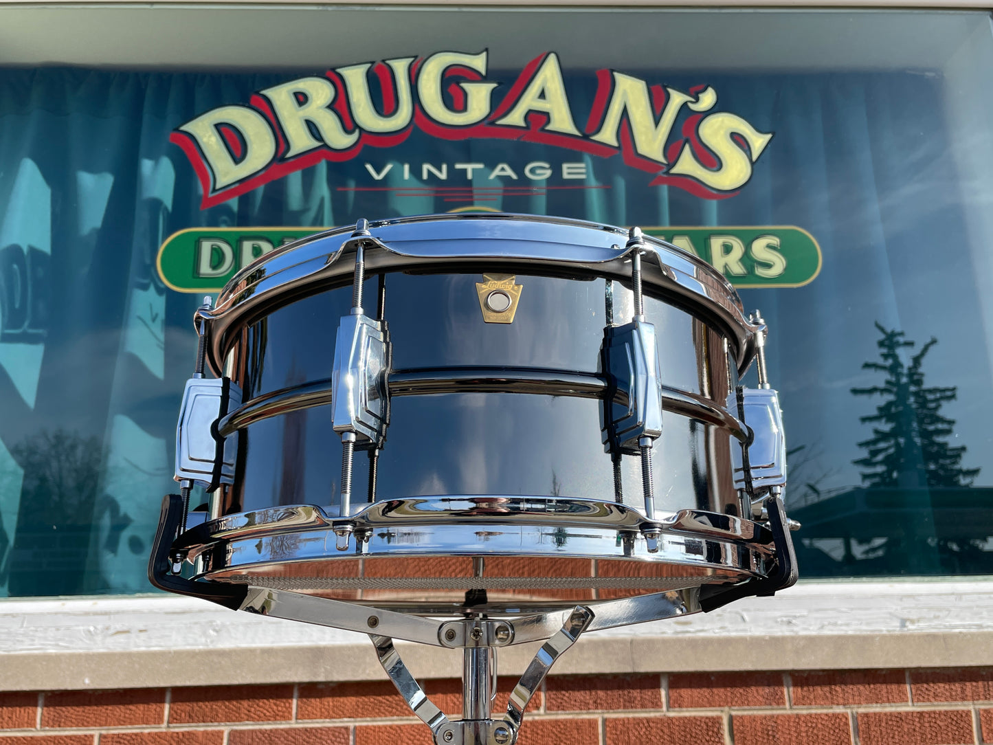 Ludwig 6.5x14 Black Beauty Snare Drum 8-Lug LB415